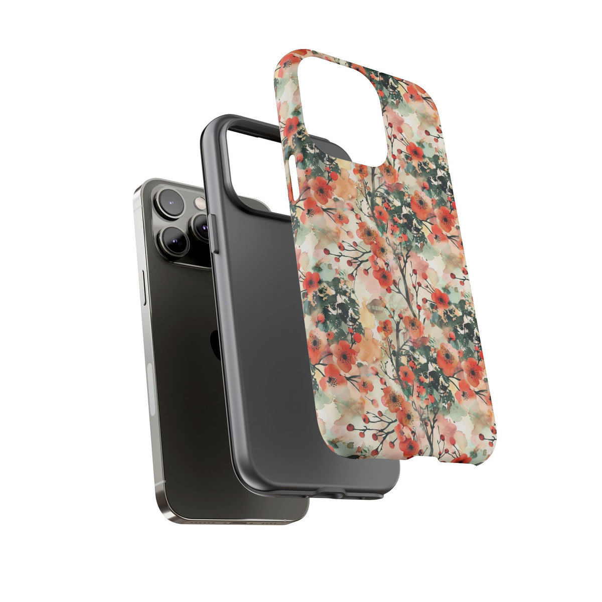 Japanese Pattern Phone Case – Elegant & Timeless Design for Your Phone 091