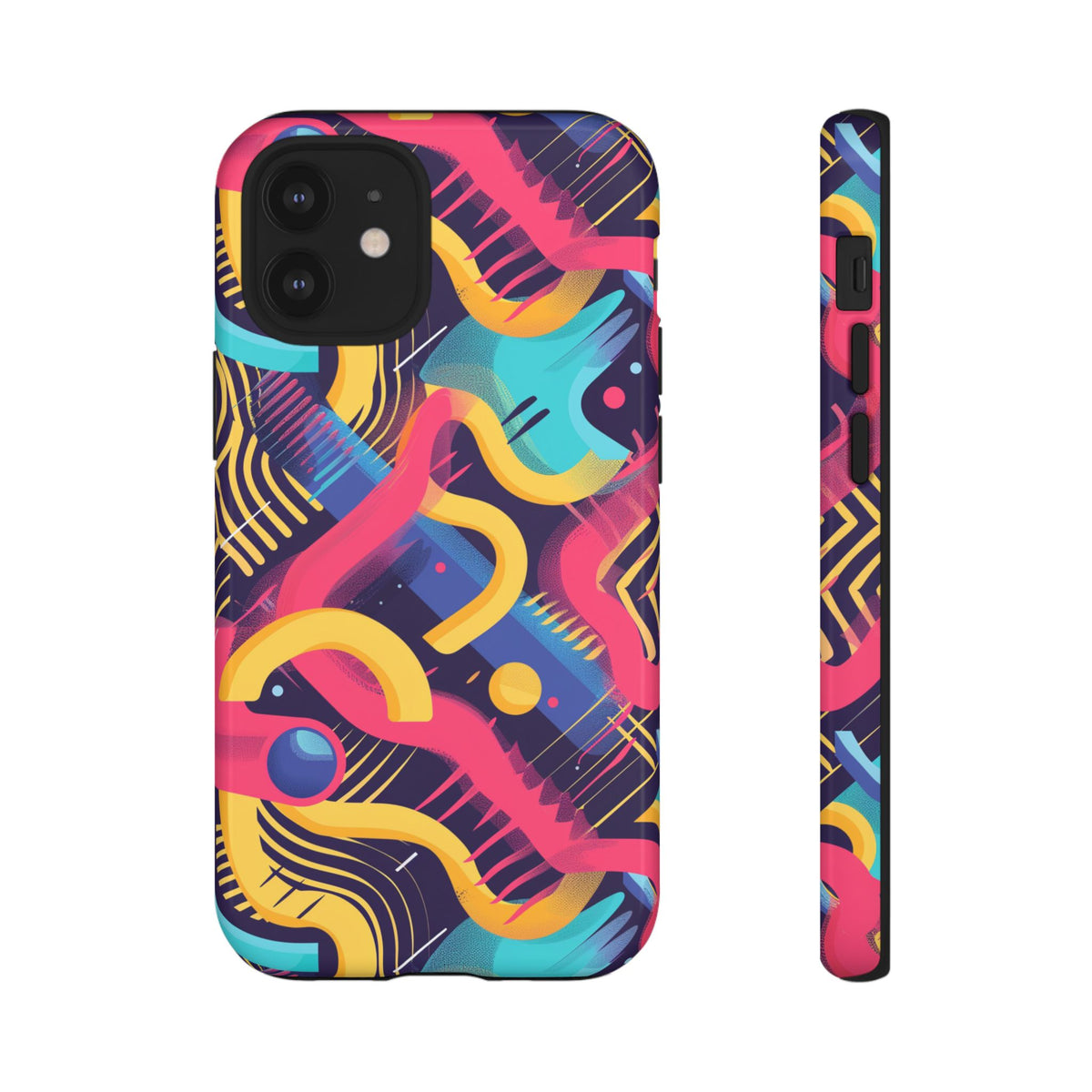 Retro 80s Seamless Phone Case – Vintage Style Meets Modern Protection 2