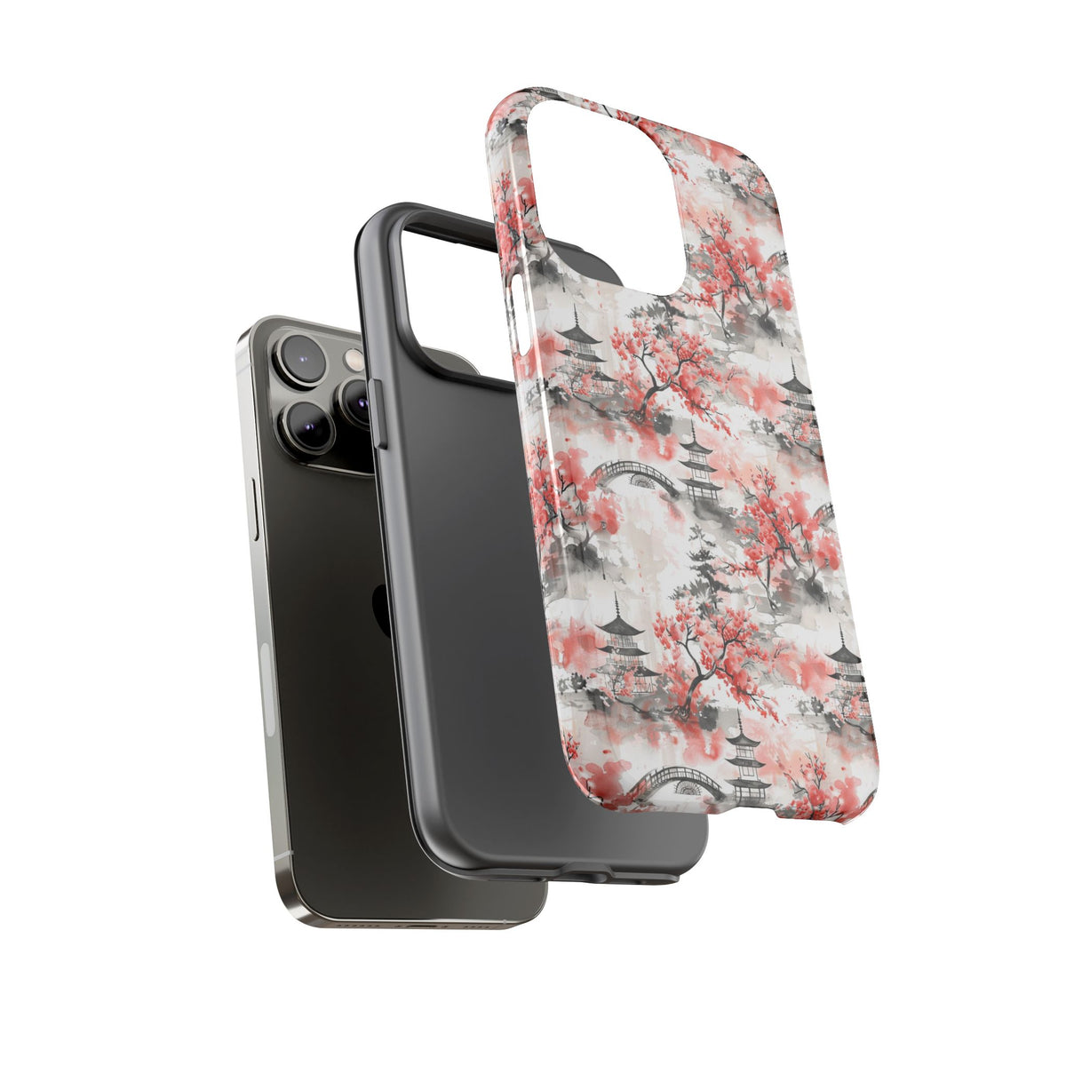 Japanese Pattern Phone Case – Elegant & Timeless Design for Your Phone 122