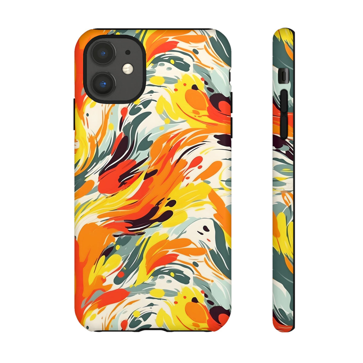 Abstract Painting Design Phone Case – Modern Art-Inspired Phone Cover 5