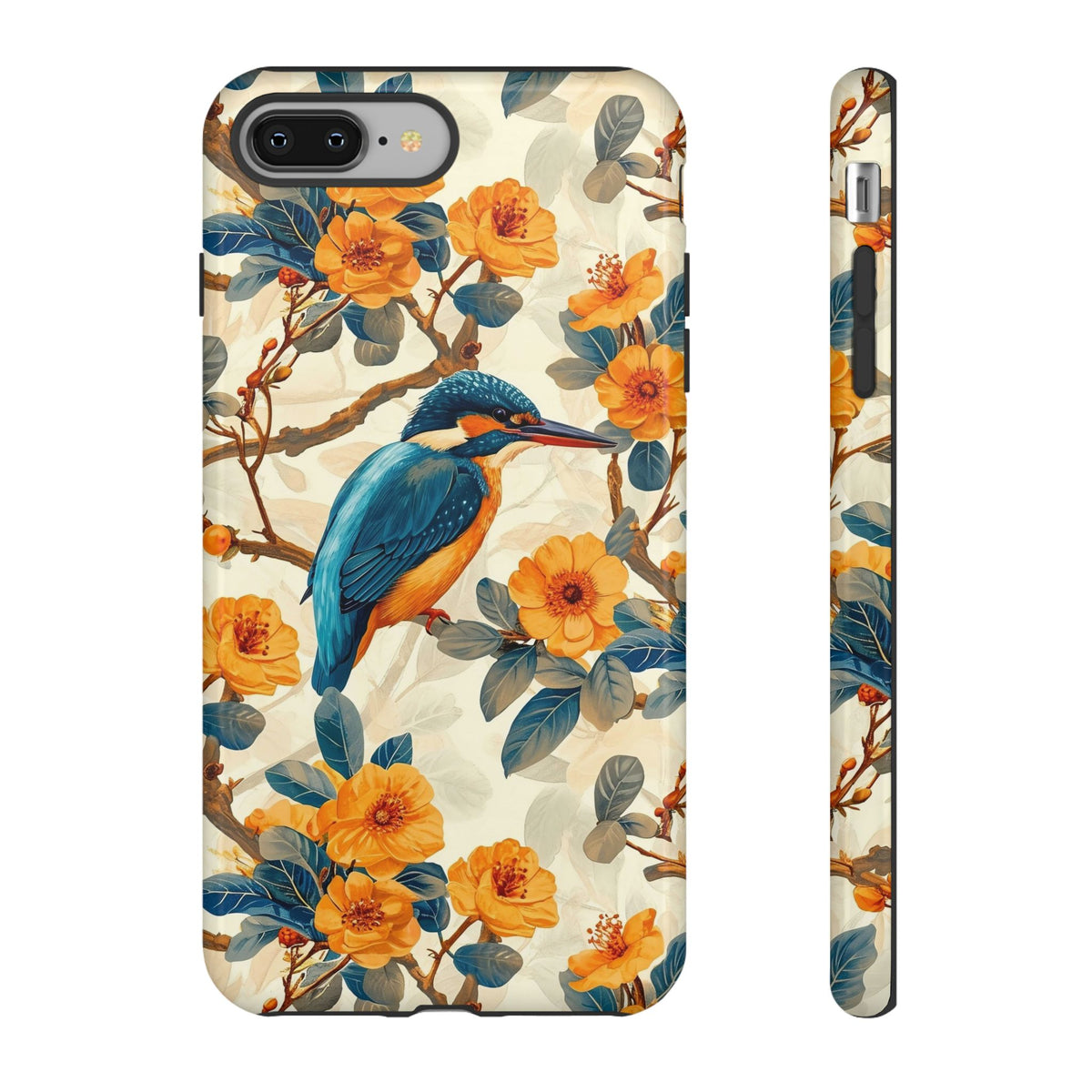 Birds Seamless Pattern Phone Case – Elegant and Timeless Avian Design