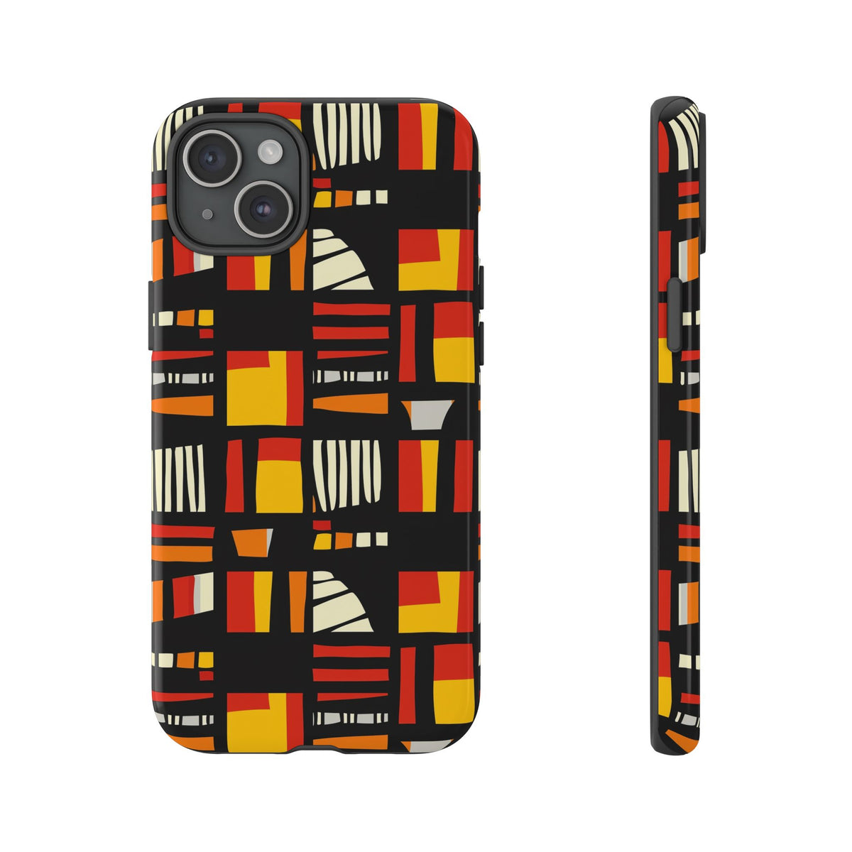 Stylish African Pattern Phone Case – Unique and Vibrant Protection 099