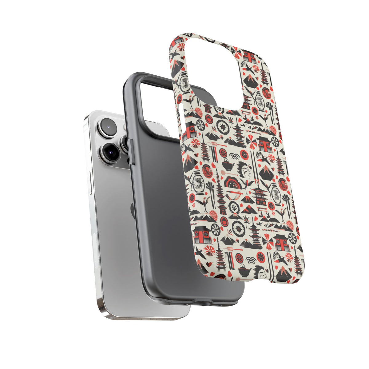 Japanese Pattern Phone Case – Elegant & Timeless Design for Your Phone 006