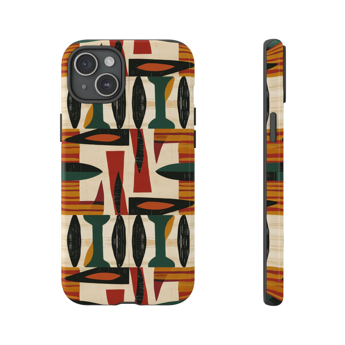 Stylish African Pattern Phone Case – Unique and Vibrant Protection 196