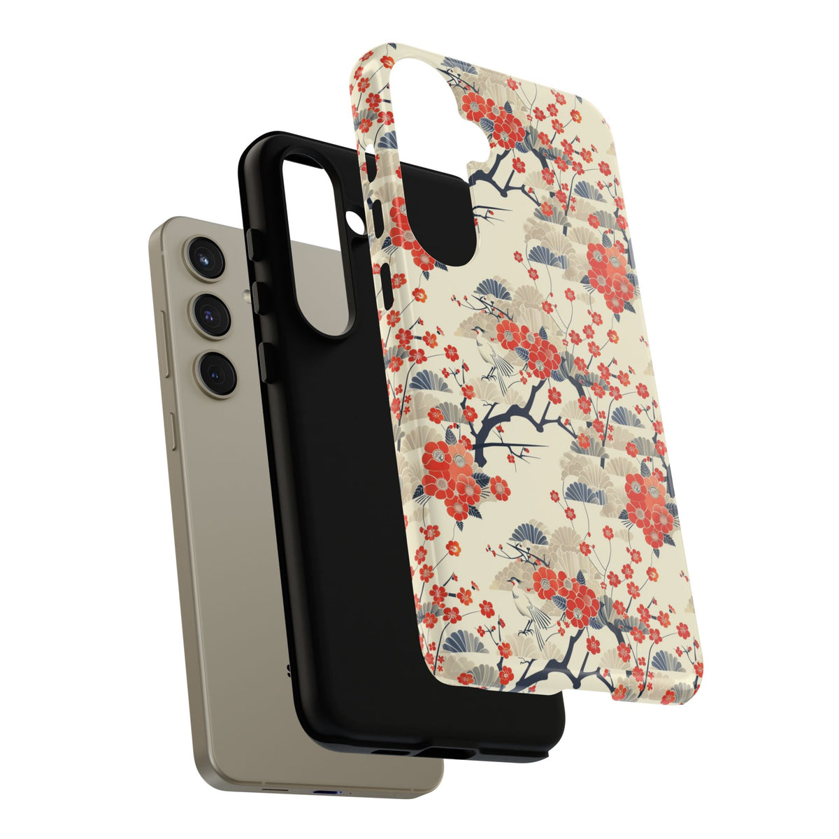 Japanese Pattern Phone Case – Elegant & Timeless Design for Your Phone 031