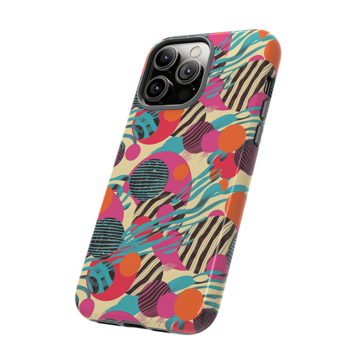 Retro 80s Seamless Phone Case – Vintage Style Meets Modern Protection 167