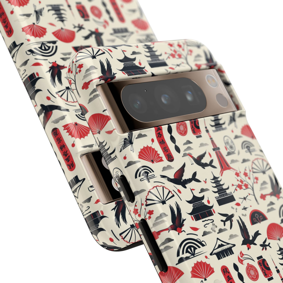 Japanese Pattern Phone Case – Elegant & Timeless Design for Your Phone 067