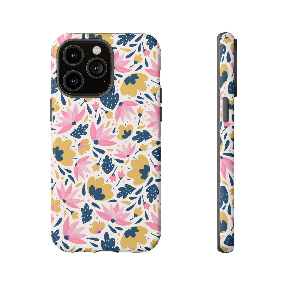 Colorful Little Flower Design Phone Case – Bright and Cheerful Floral Phone Cover 3