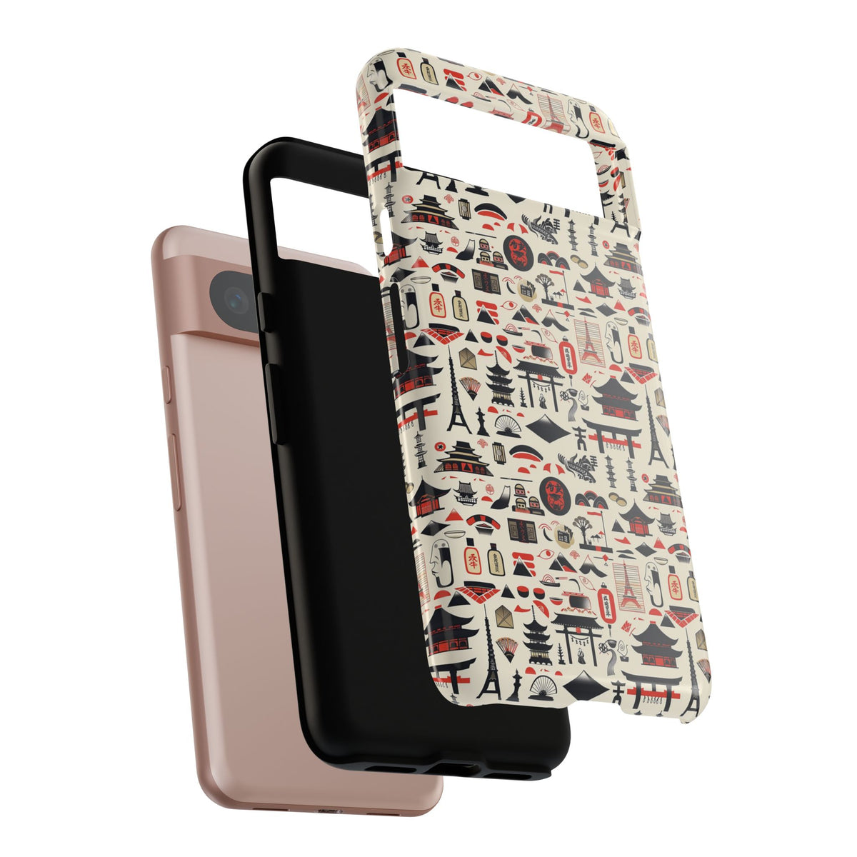 Japanese Pattern Phone Case – Elegant & Timeless Design for Your Phone 010