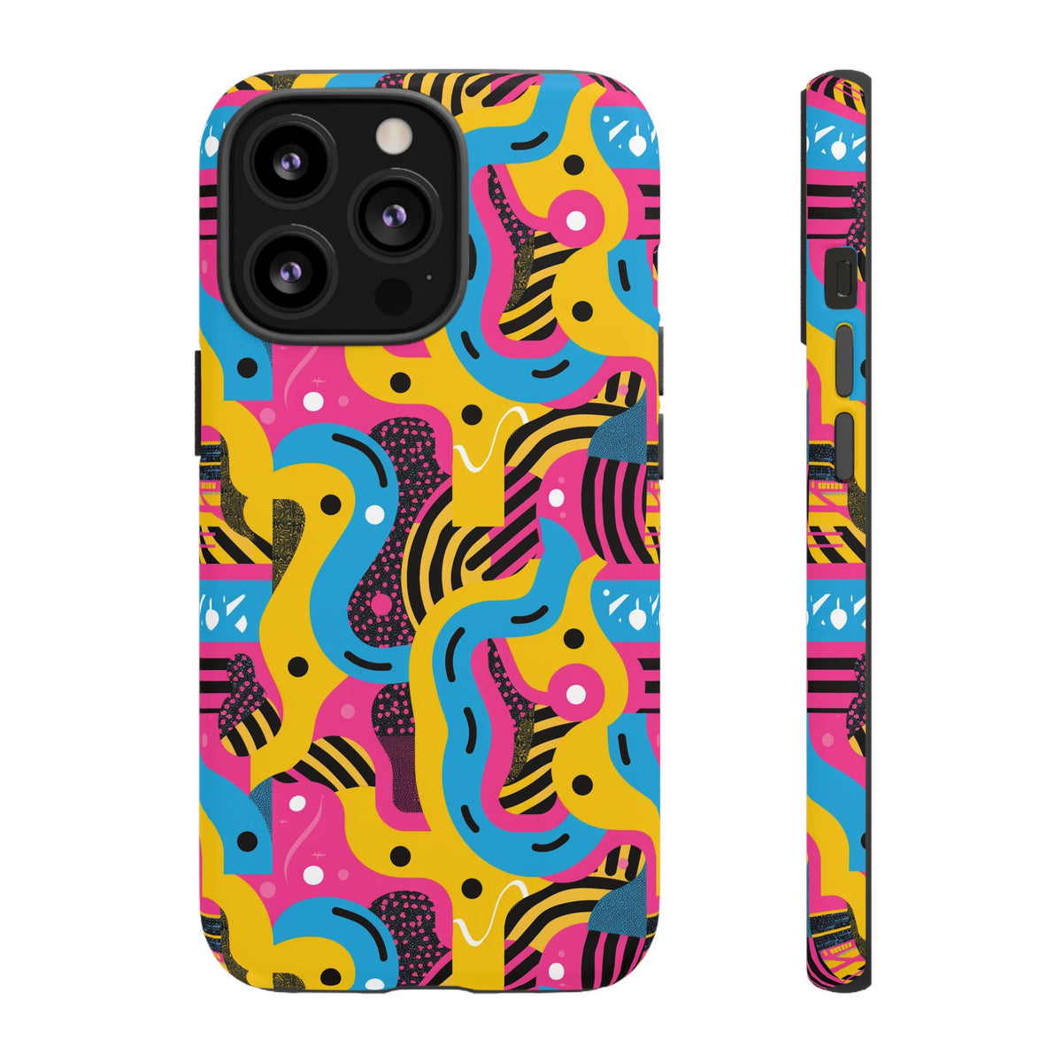 Retro 80s Seamless Phone Case – Vintage Style Meets Modern Protection 109