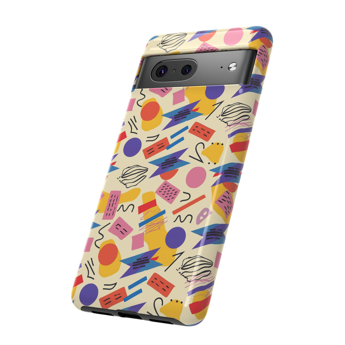 90s Themed Seamless Pattern Phone Case – Embrace Retro Style and Protection 270