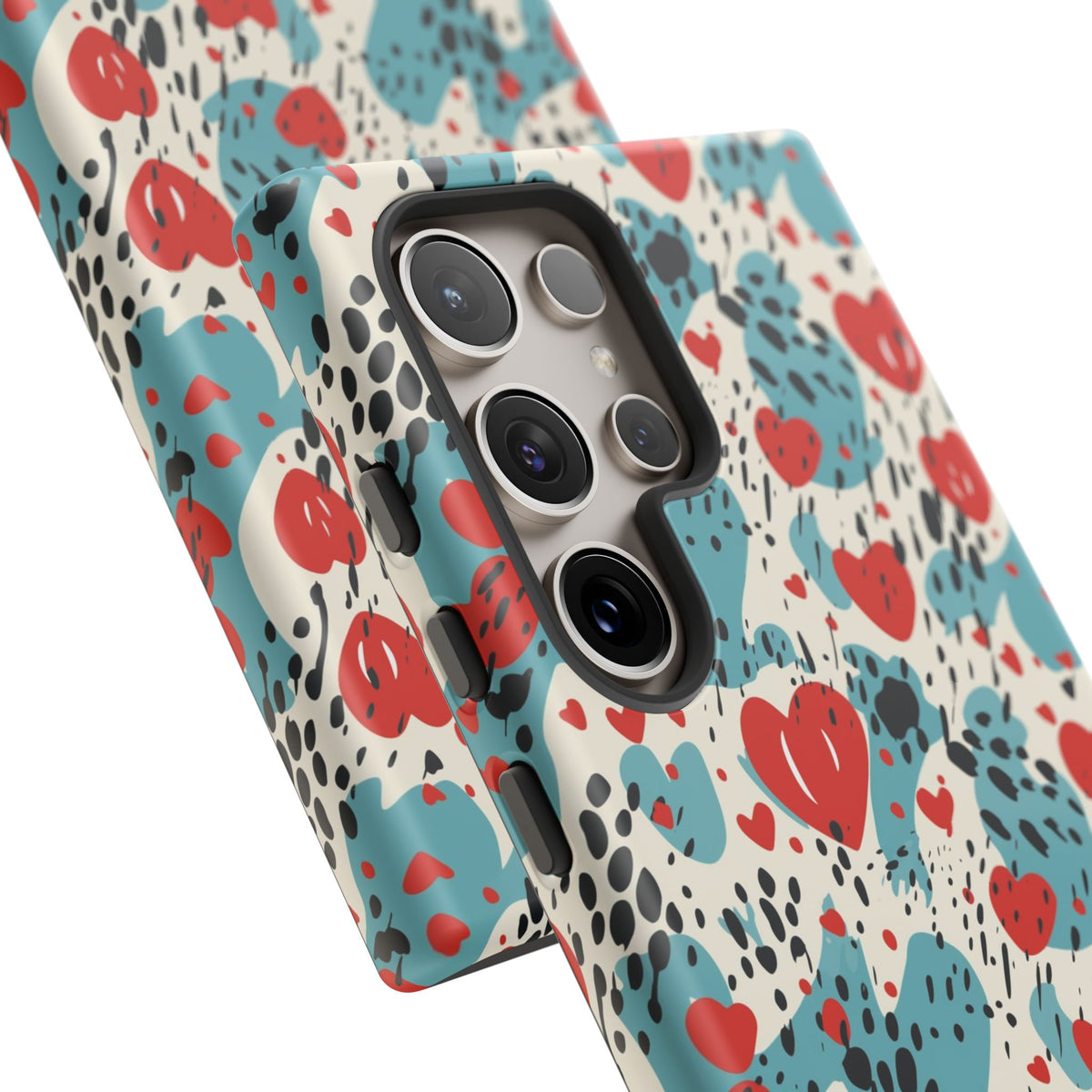 Heart Pattern Phone Case – Stylish & Loving Design for Your Device 822