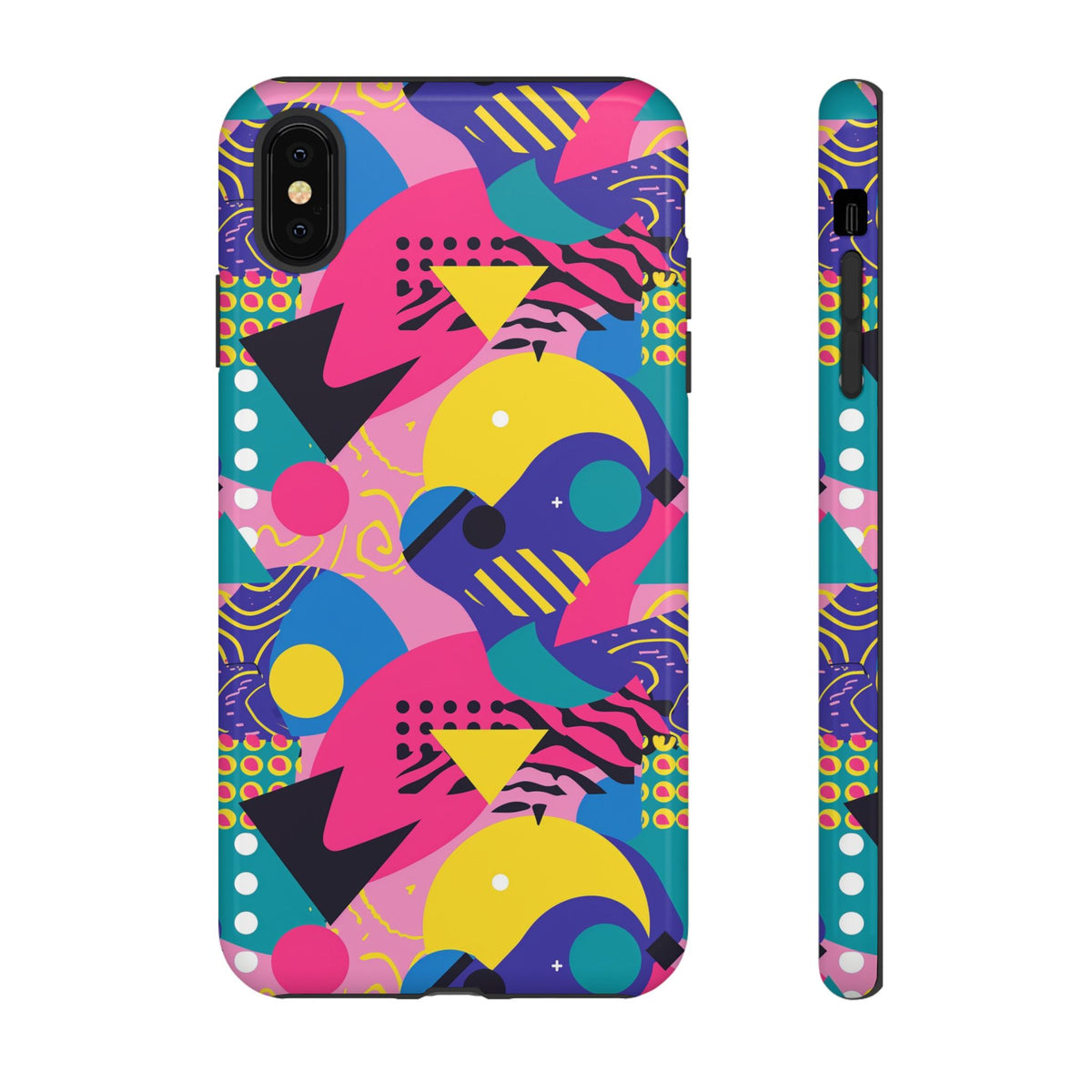 90s Themed Seamless Pattern Phone Case – Embrace Retro Style and Protection 283