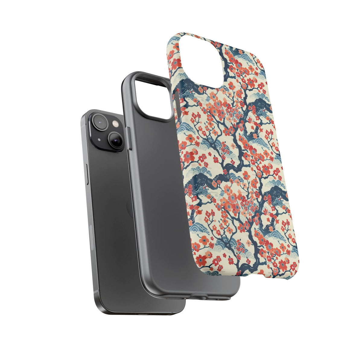 Japanese Pattern Phone Case – Elegant & Timeless Design for Your Phone 104