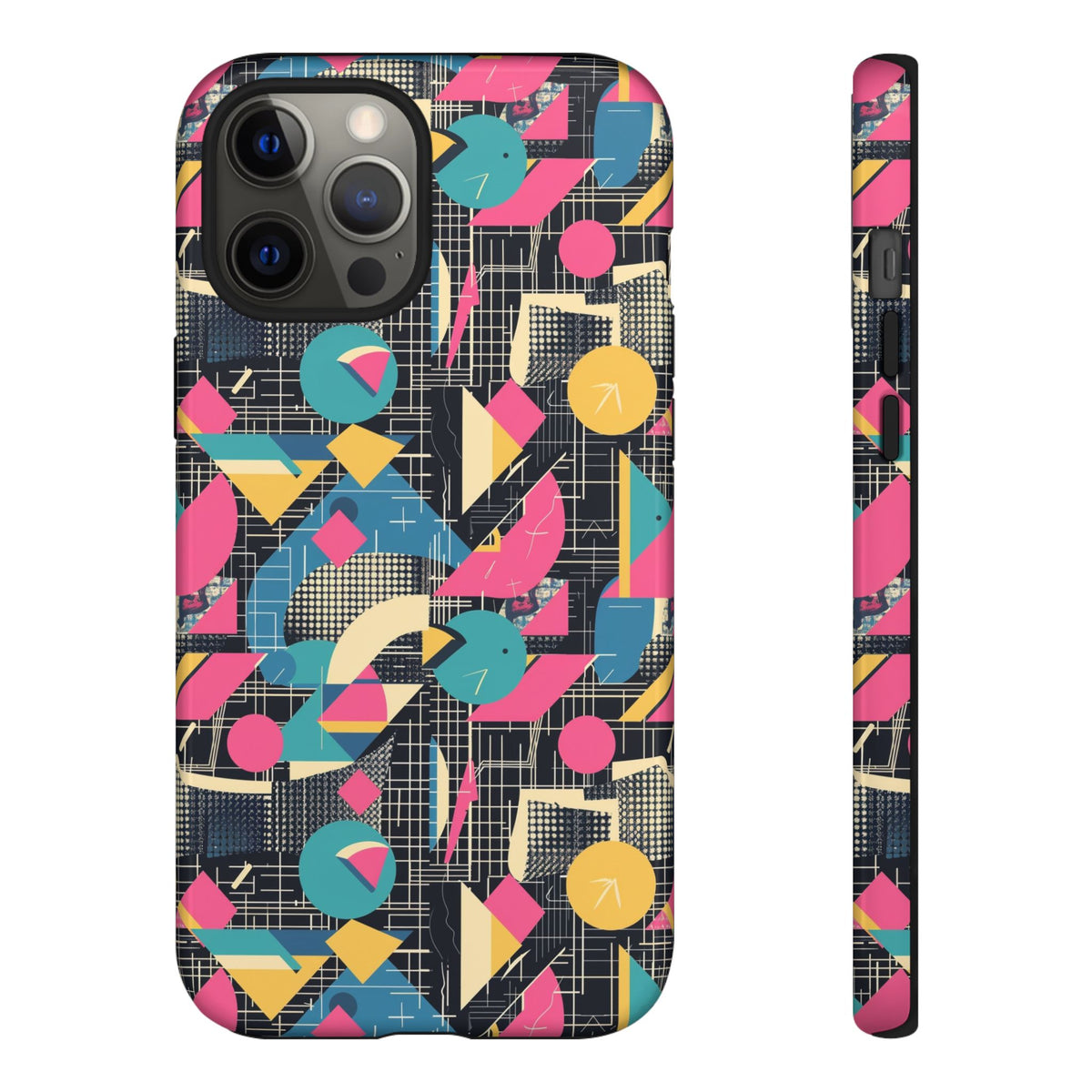 Retro 80s Seamless Phone Case – Vintage Style Meets Modern Protection 266