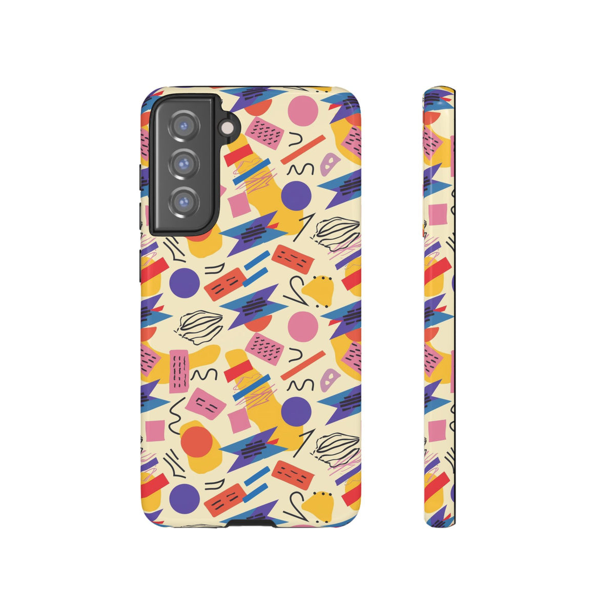 90s Themed Seamless Pattern Phone Case – Embrace Retro Style and Protection 270