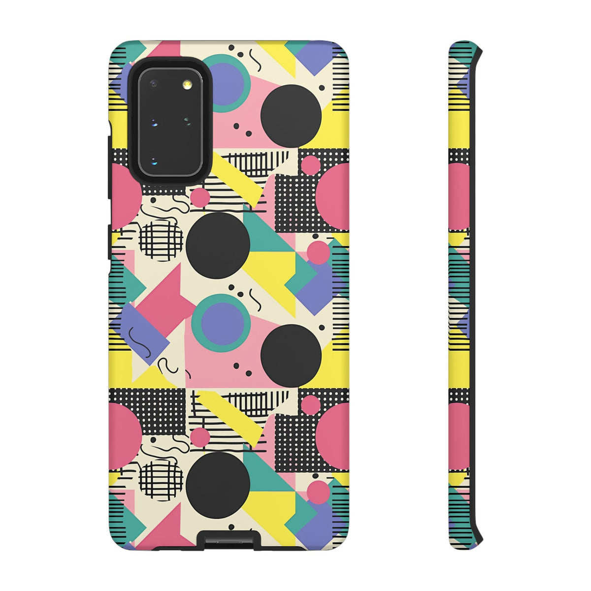 90s Themed Seamless Pattern Phone Case – Embrace Retro Style and Protection 228