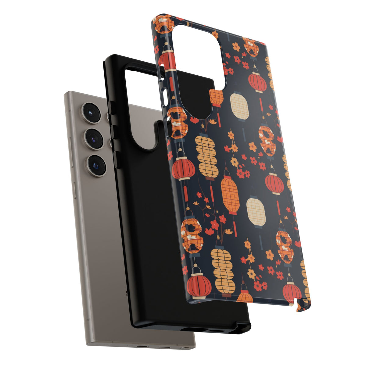 Japanese Pattern Phone Case – Elegant & Timeless Design for Your Phone 027