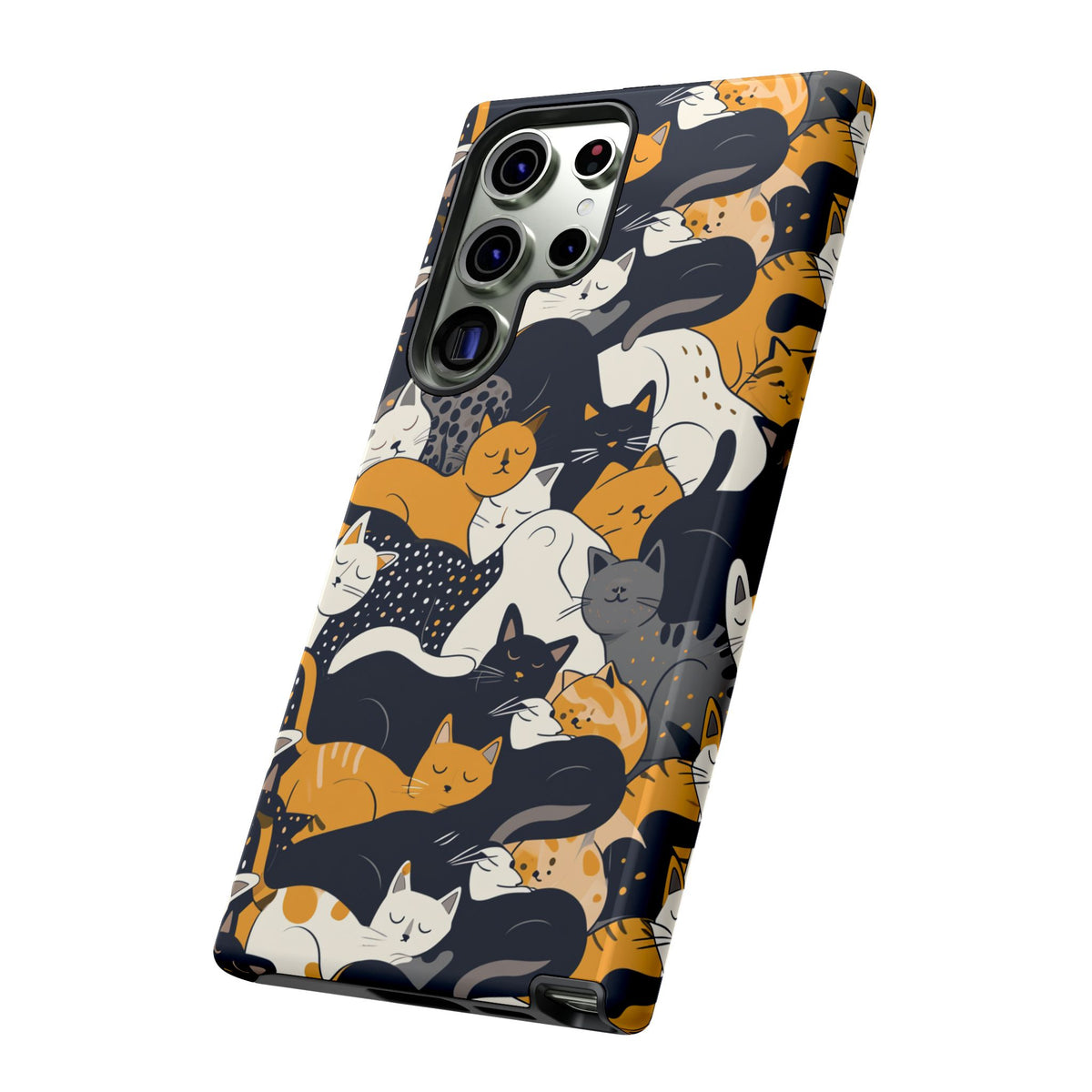 Seamless Cat Pattern Design Phone Case – Playful and Stylish Cat-Themed Phone Cover 2