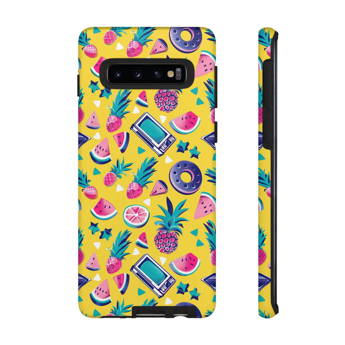 90s Themed Seamless Pattern Phone Case – Embrace Retro Style and Protection 255