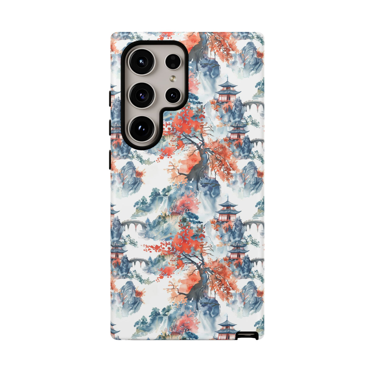 Japanese Pattern Phone Case – Elegant & Timeless Design for Your Phone 043