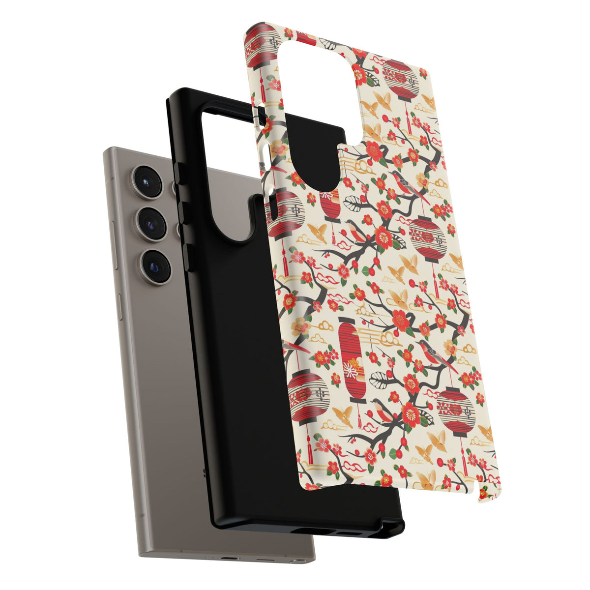 Japanese Pattern Phone Case – Elegant & Timeless Design for Your Phone 116