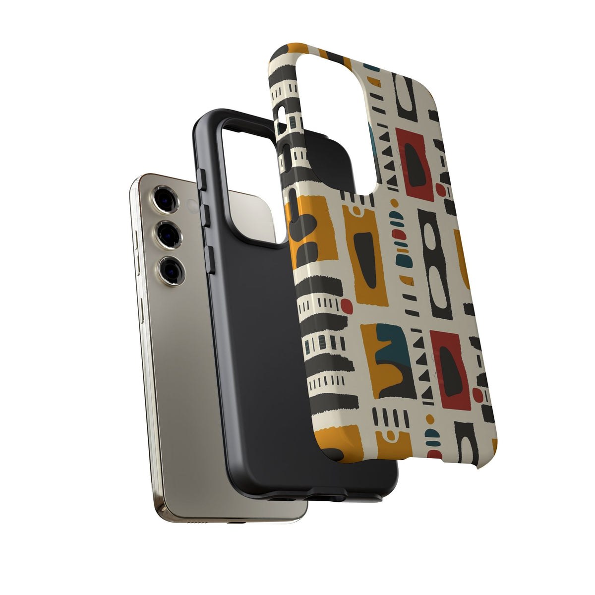 Stylish African Pattern Phone Case – Unique and Vibrant Protection 260