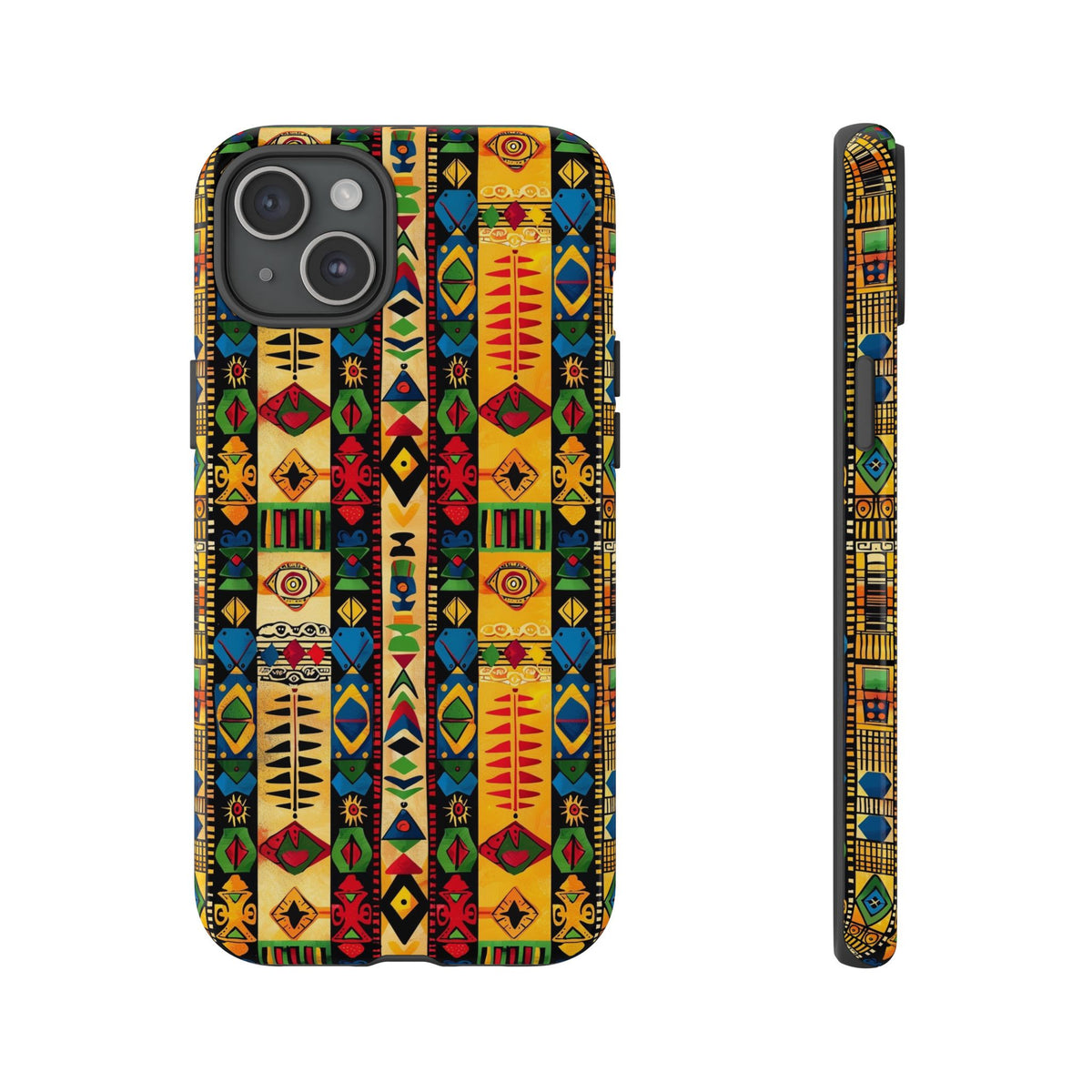 Stylish African Pattern Phone Case – Unique and Vibrant Protection 163