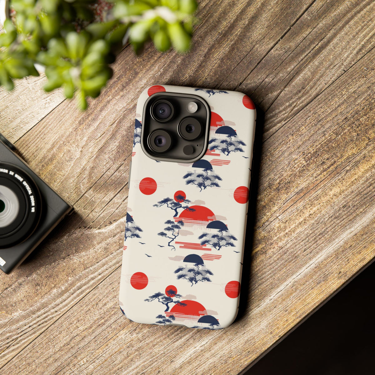 Japanese Pattern Phone Case – Elegant & Timeless Design for Your Phone 047