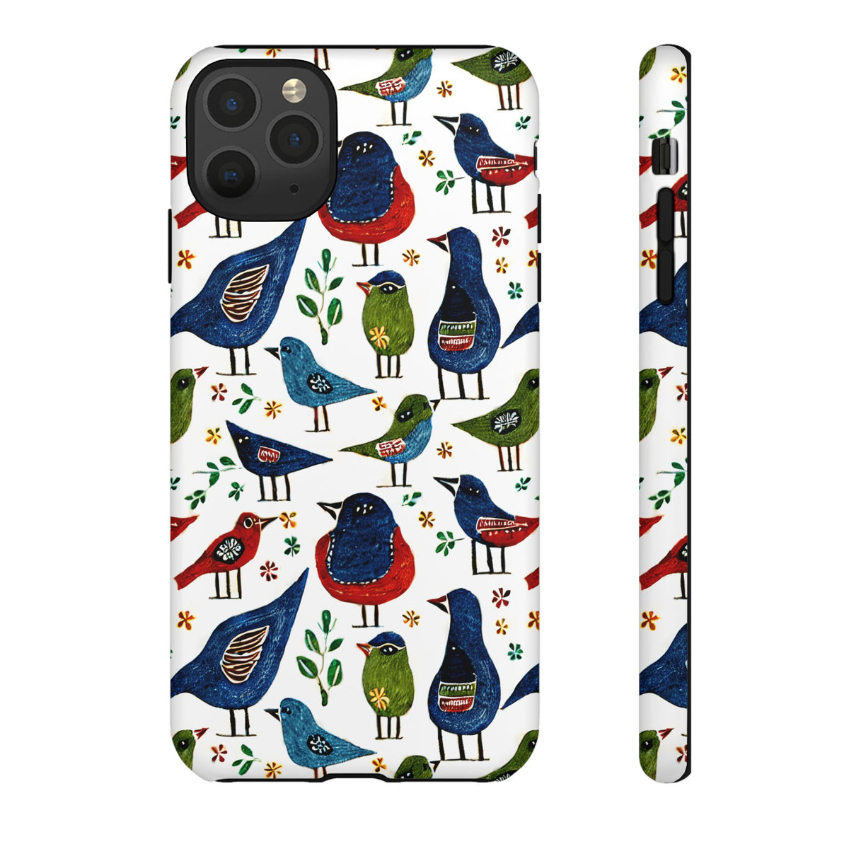 Birds Seamless Pattern Phone Case – Elegant and Timeless Avian Design 12