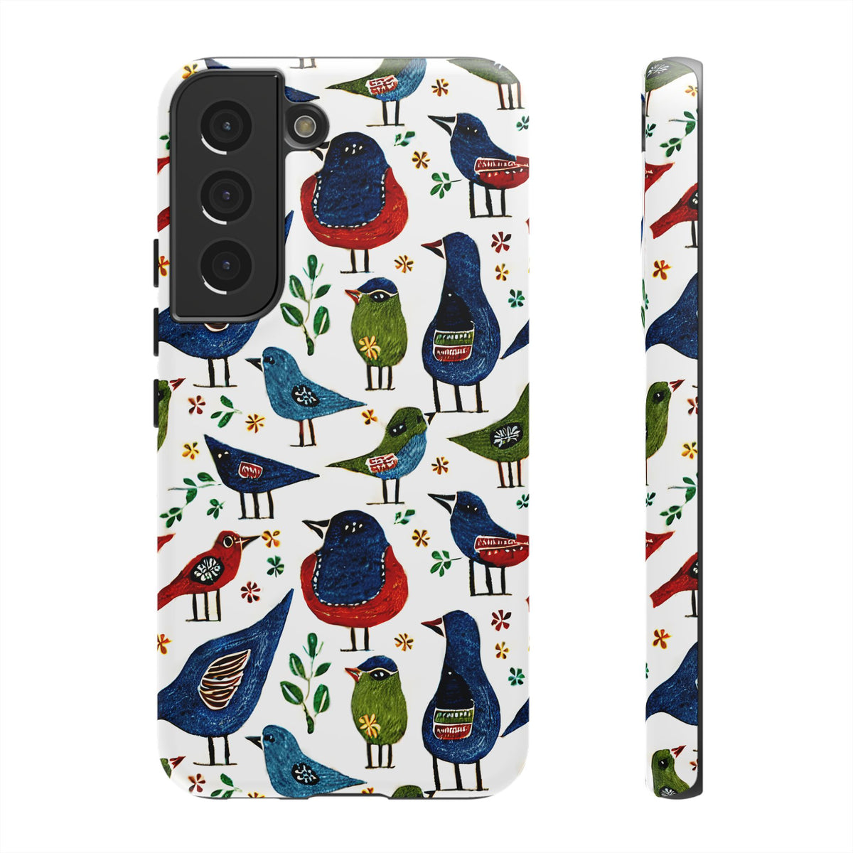 Birds Seamless Pattern Phone Case – Elegant and Timeless Avian Design 12