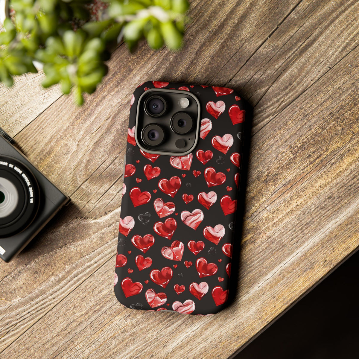 Heart Pattern Phone Case – Stylish & Loving Design for Your Device 365