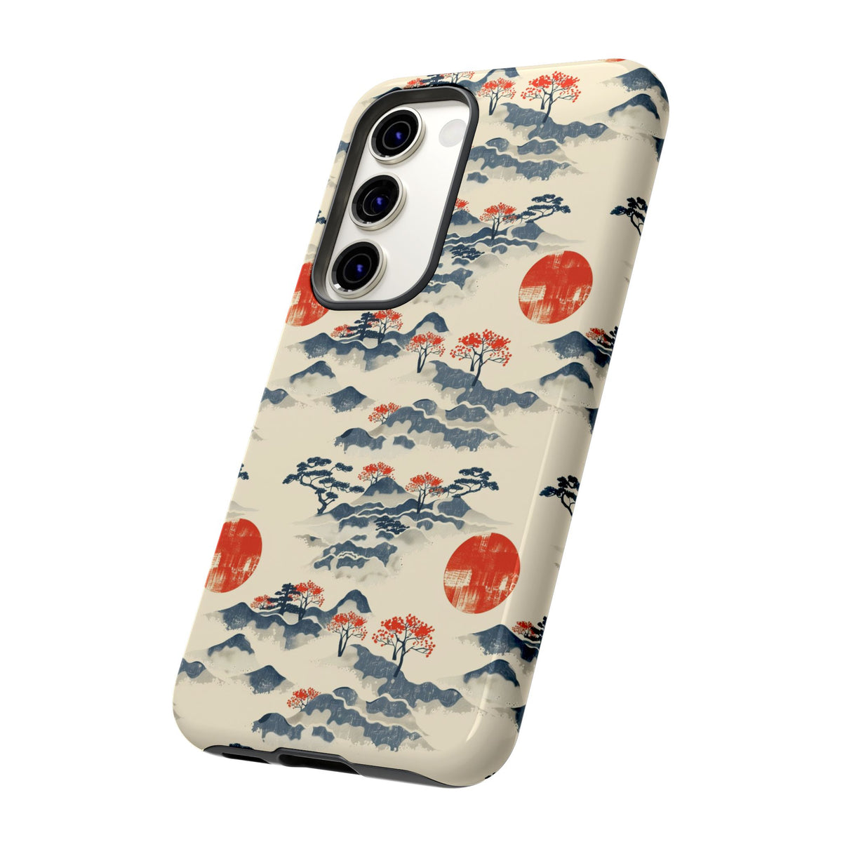 Japanese Pattern Phone Case – Elegant & Timeless Design for Your Phone 085