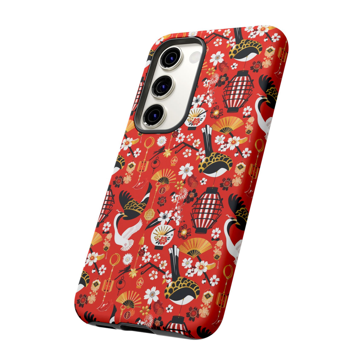 Japanese Pattern Phone Case – Elegant & Timeless Design for Your Phone 056