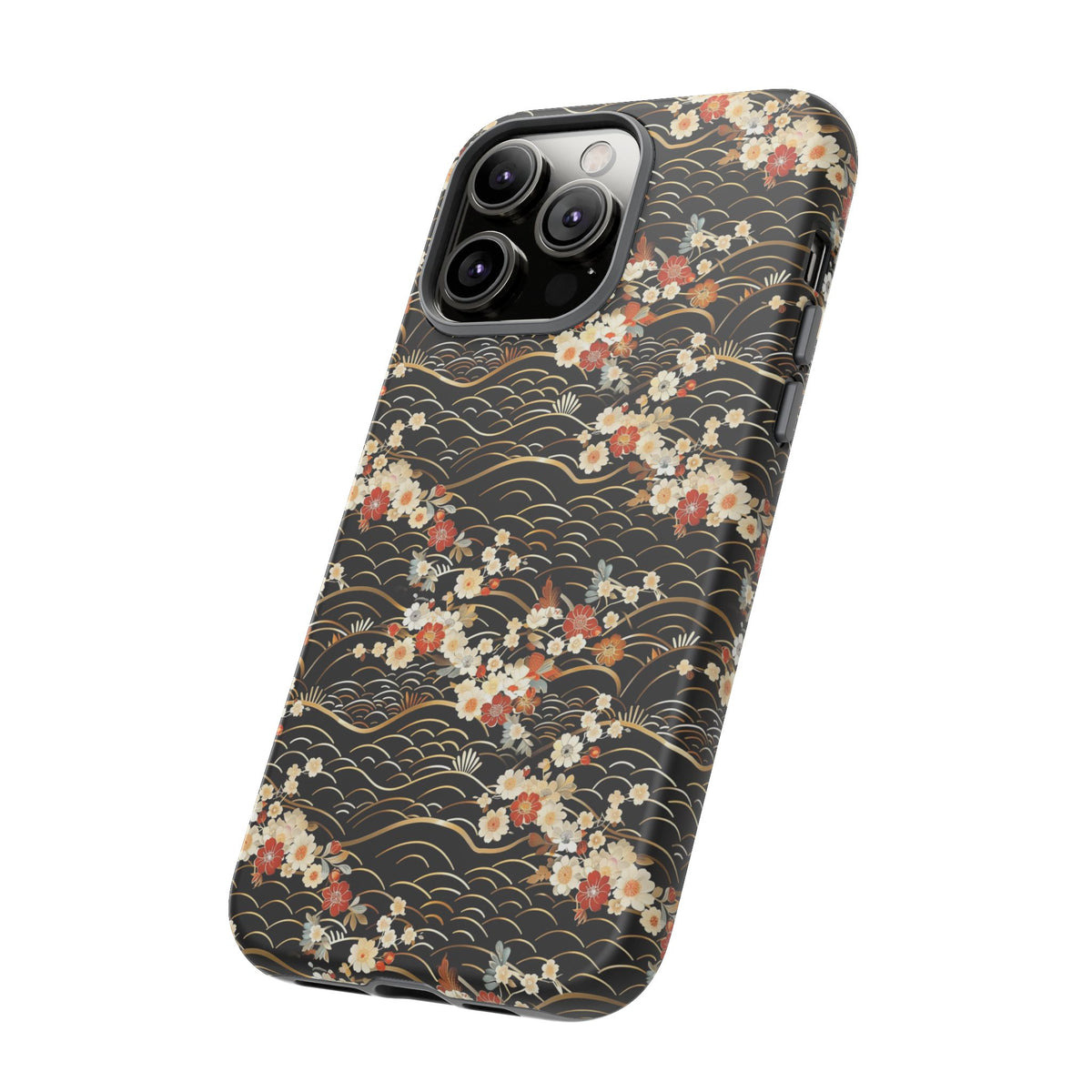 Japanese Pattern Phone Case – Elegant & Timeless Design for Your Phone 097