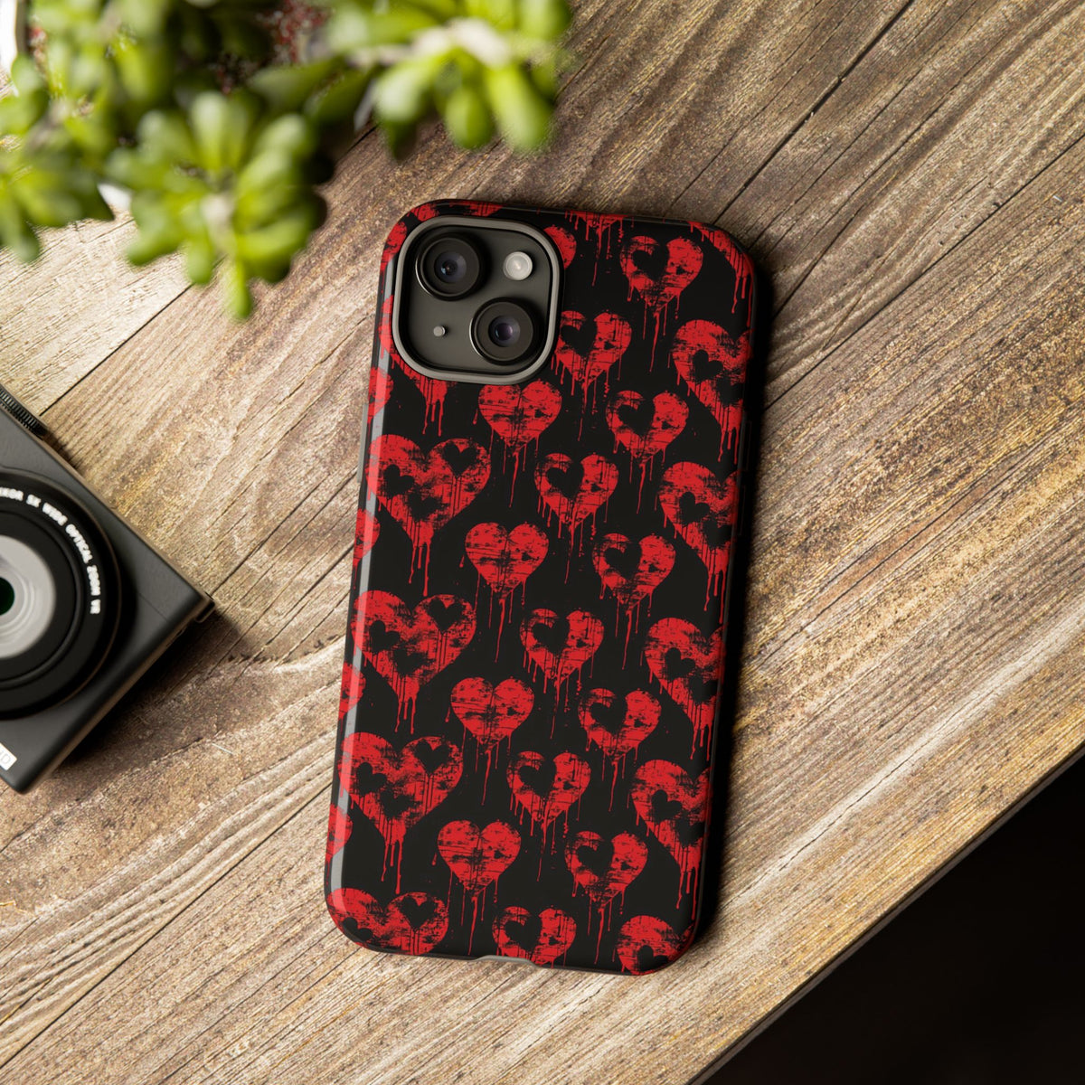 Heart Pattern Phone Case – Stylish & Loving Design for Your Device 367