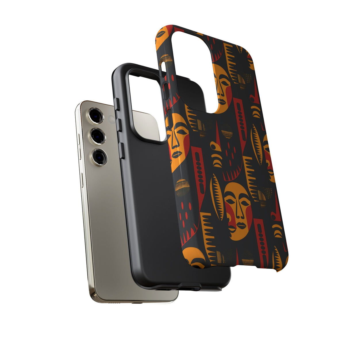 Stylish African Pattern Phone Case – Unique and Vibrant Protection 203