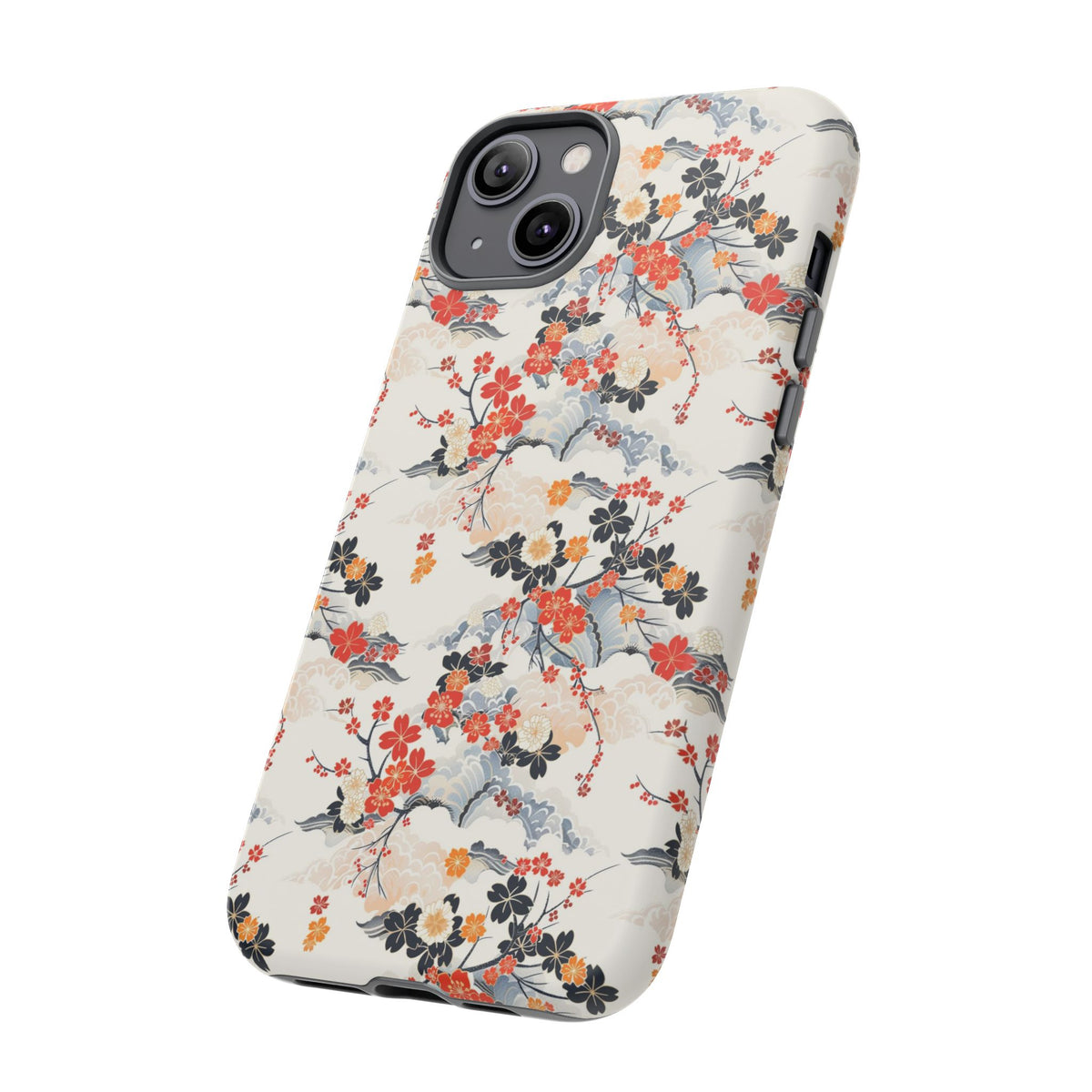 Japanese Pattern Phone Case – Elegant & Timeless Design for Your Phone 302