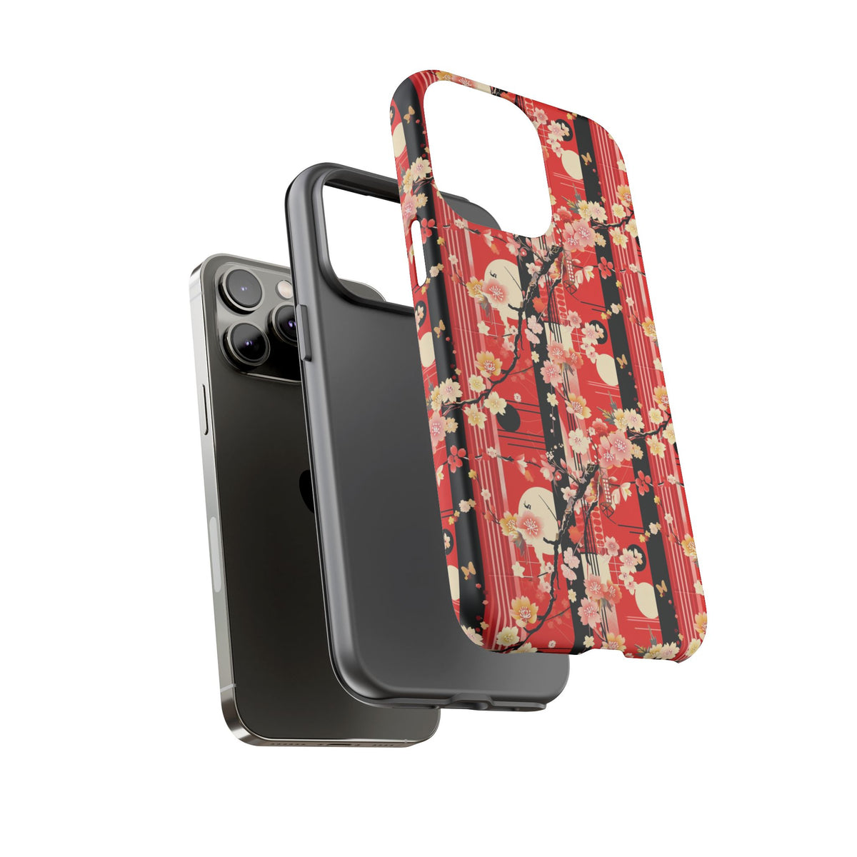 Japanese Pattern Phone Case – Elegant & Timeless Design for Your Phone 026