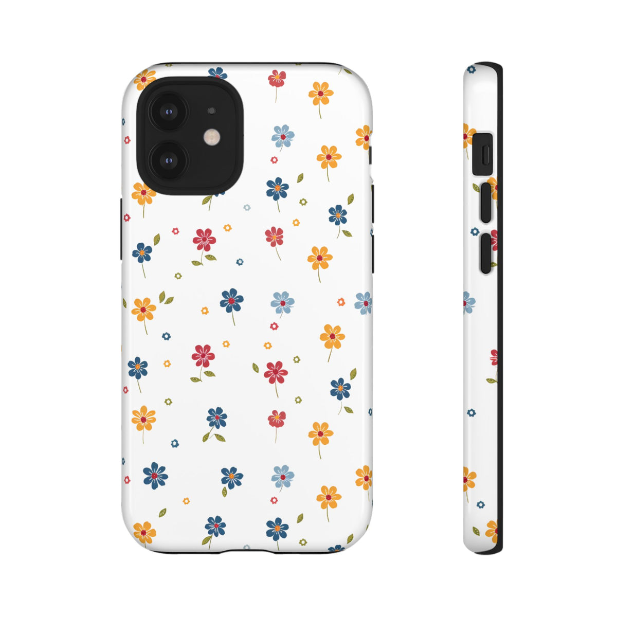 Wild Flowers Garden Stitch Phone Case – Nature-Inspired Floral Design