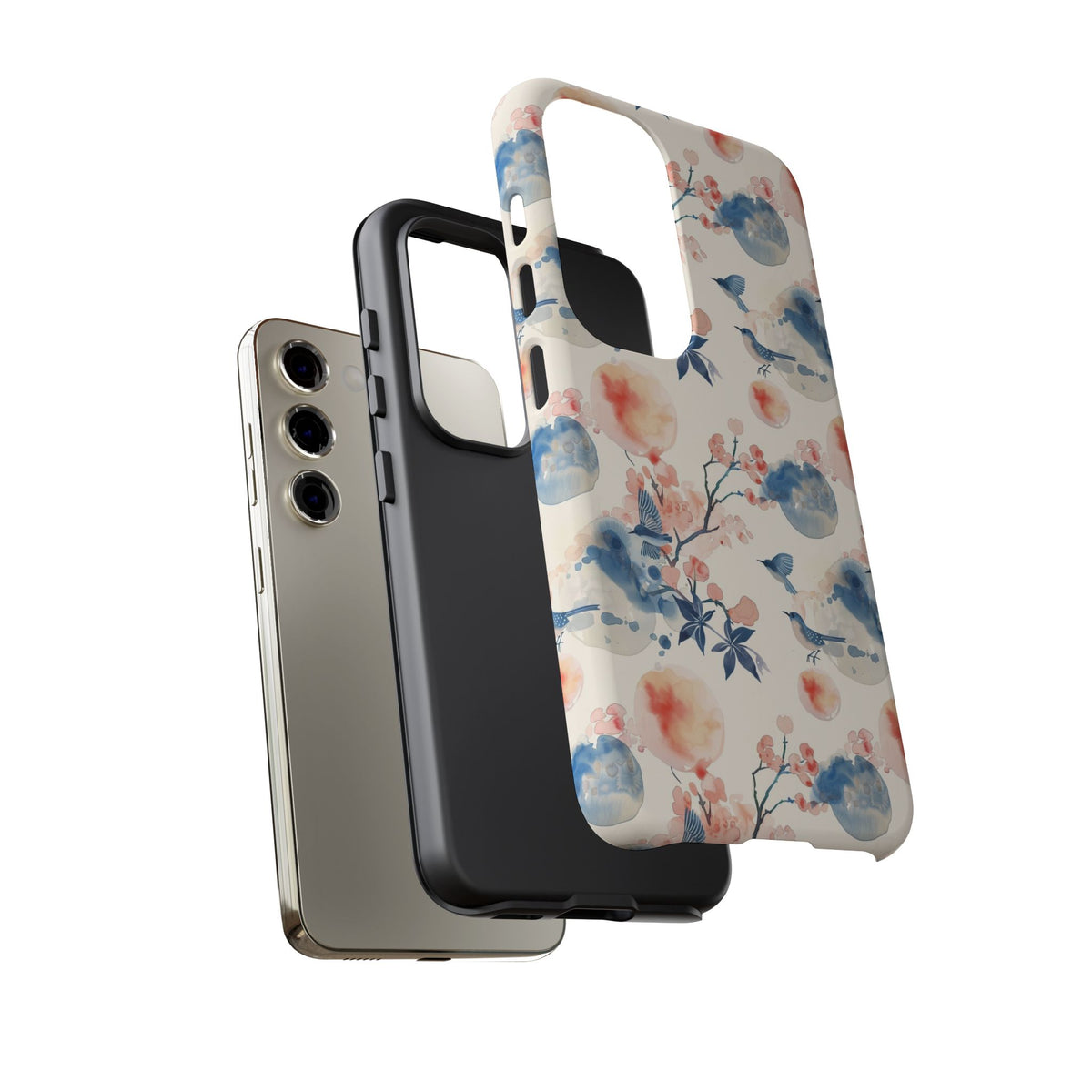 Japanese Pattern Phone Case – Elegant & Timeless Design for Your Phone 083