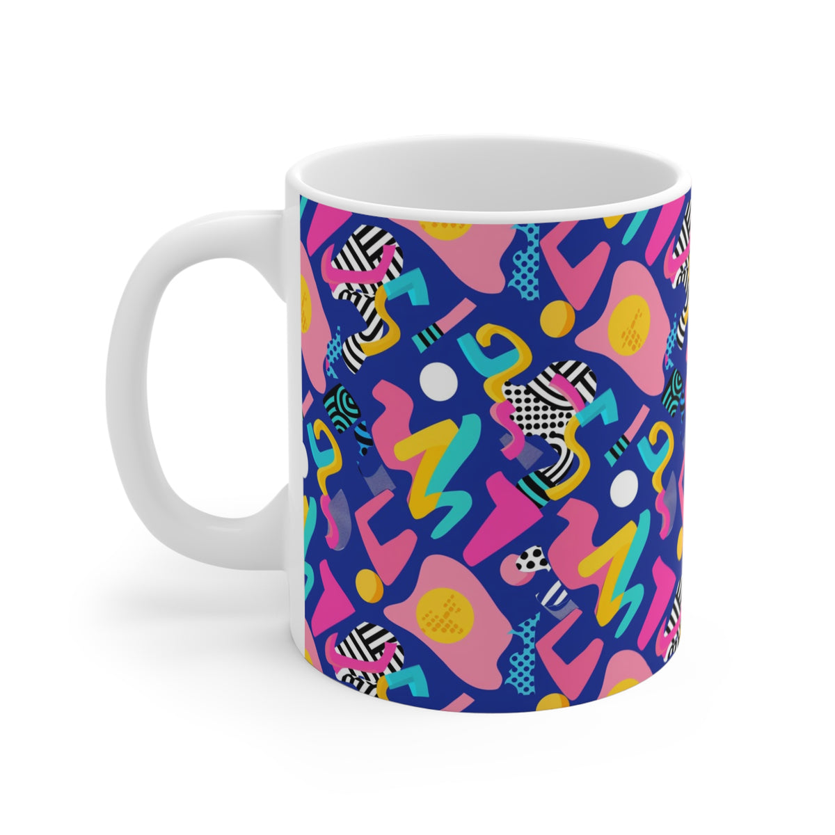 90s Retro Coffee Mug - Full Wrap Design 593