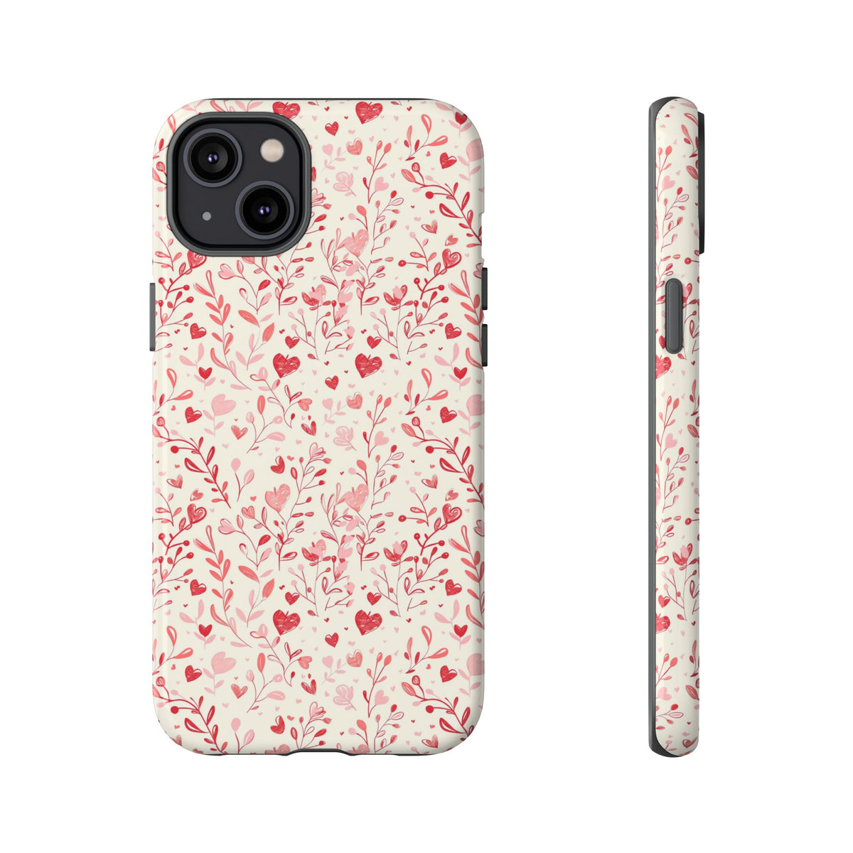 Heart Pattern Phone Case – Stylish & Loving Design for Your Device 823