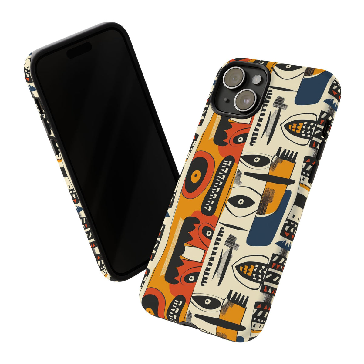 Stylish African Pattern Phone Case – Unique and Vibrant Protection 204