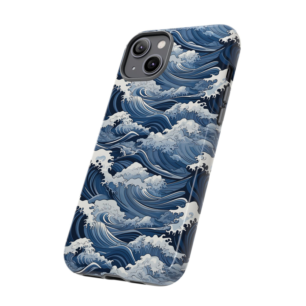 Japanese Waves Phone Case – Embrace Timeless Elegance with Classic Design