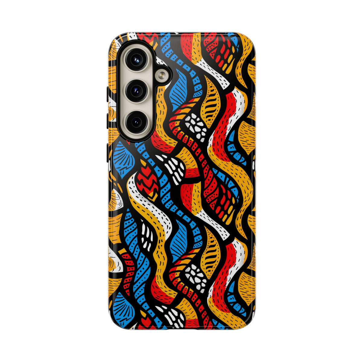 Stylish African Pattern Phone Case – Unique and Vibrant Protection 155