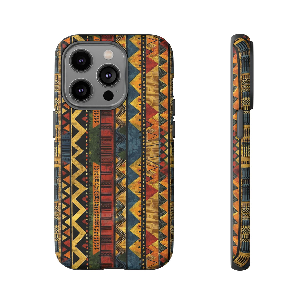 Stylish African Pattern Phone Case – Unique and Vibrant Protection 166