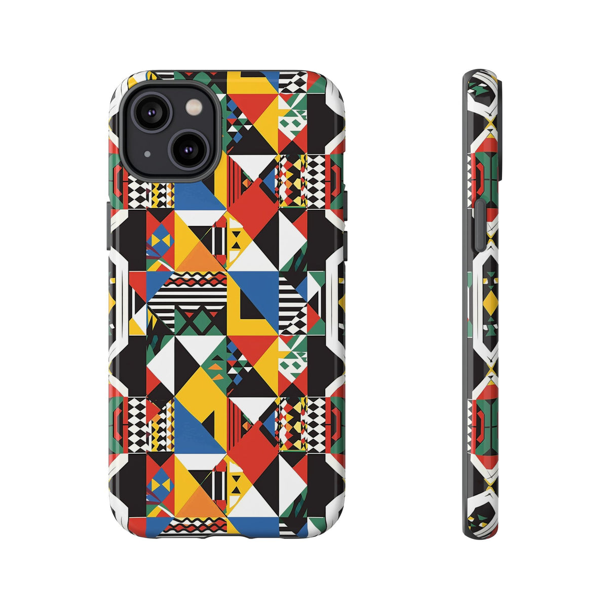 Stylish African Pattern Phone Case – Unique and Vibrant Protection 182