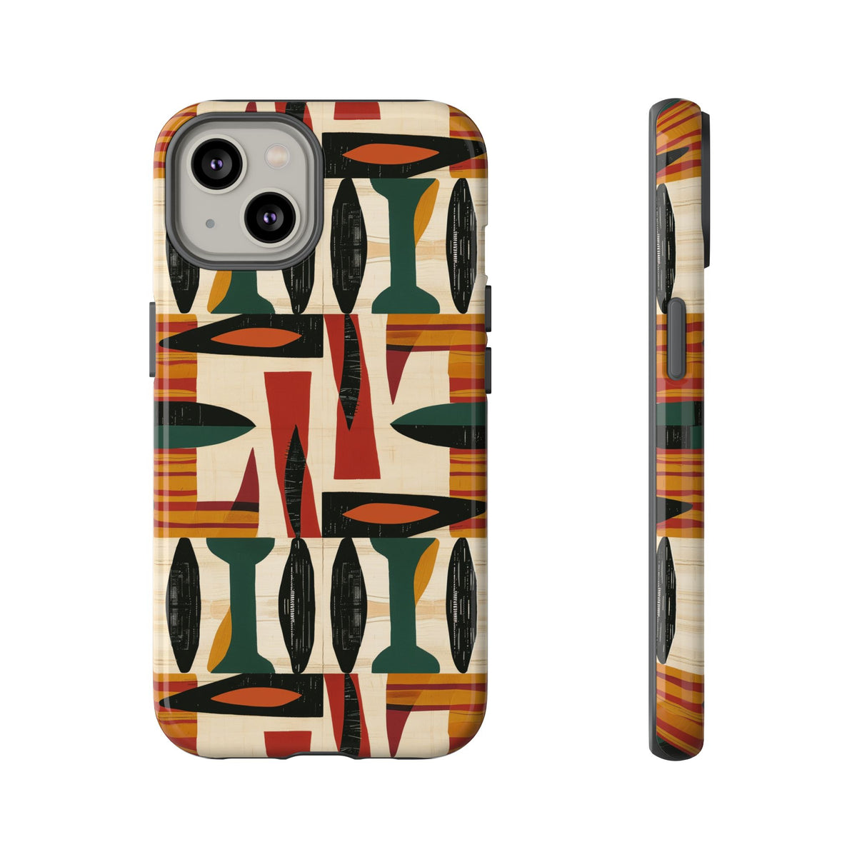 Stylish African Pattern Phone Case – Unique and Vibrant Protection 196