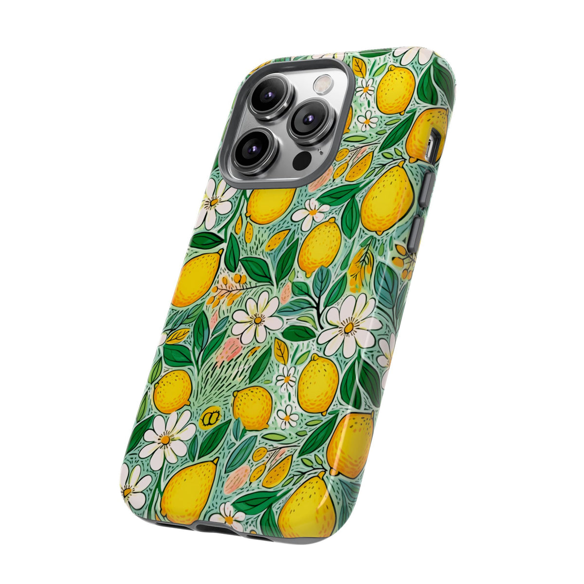 Cute Summer Lemons Phone Case – Refreshing Citrus Design for Your Phone 3